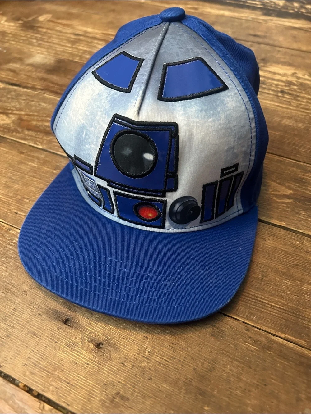 Star Wars Brand R2-D2 Blue Kids Snapback Baseball Hat